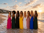 Robe Longue Dos Nu Bretelles Femme - Maxi Ample Été Coupe Fluide Légère