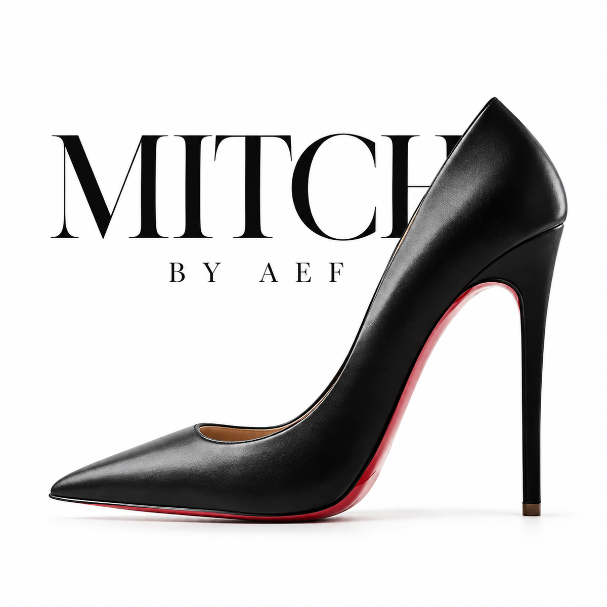 Damenpumps mit spitzer Zehenpartie und roter Sohle - Stilettoabsatz | SCARLETT