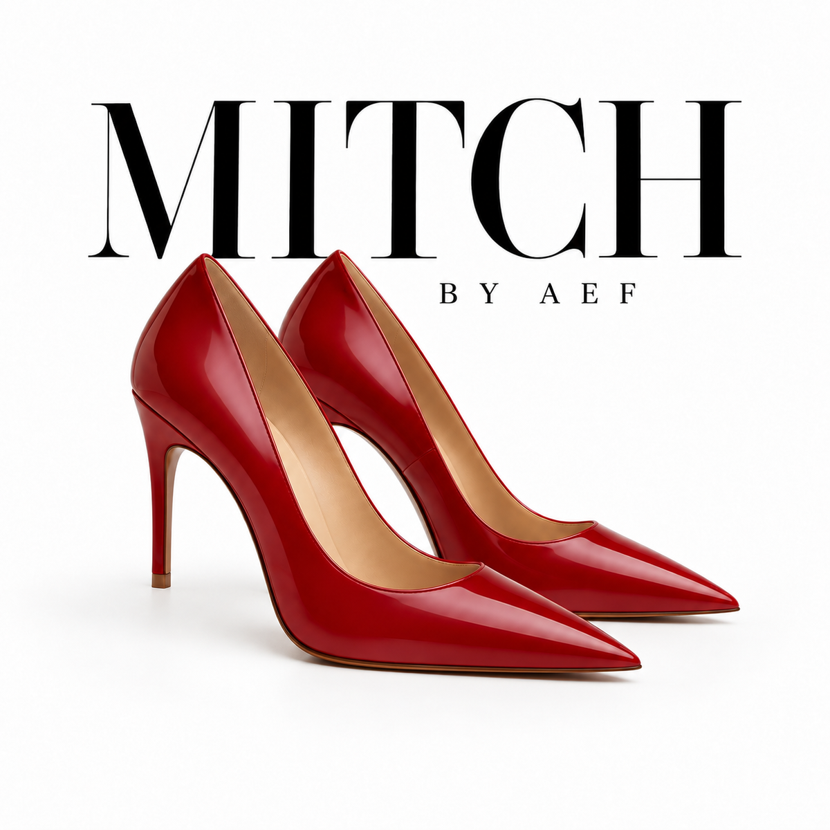 Damenpumps mit spitzer Zehenpartie und roter Sohle - Stilettoabsatz | SCARLETT