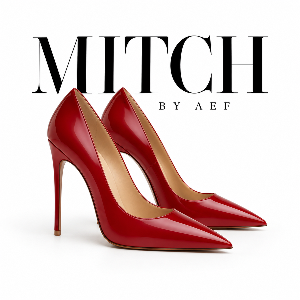 Damenpumps mit spitzer Zehenpartie und roter Sohle - Stilettoabsatz | SCARLETT