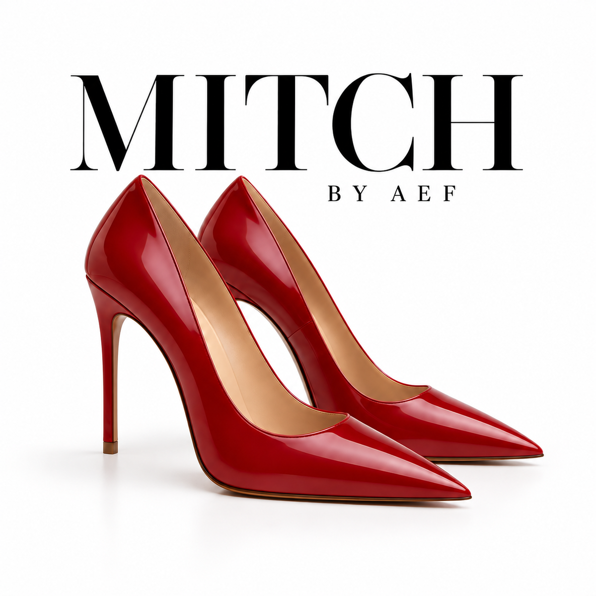 Damenpumps mit spitzer Zehenpartie und roter Sohle - Stilettoabsatz | SCARLETT
