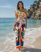 Ensemble Maillot & Paréo Majolique Femme — Volants | MITCH par AEF