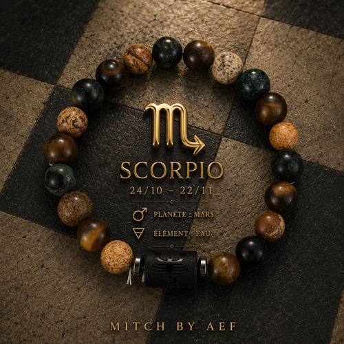 Bracelet Zodiac Pierre Naturelle