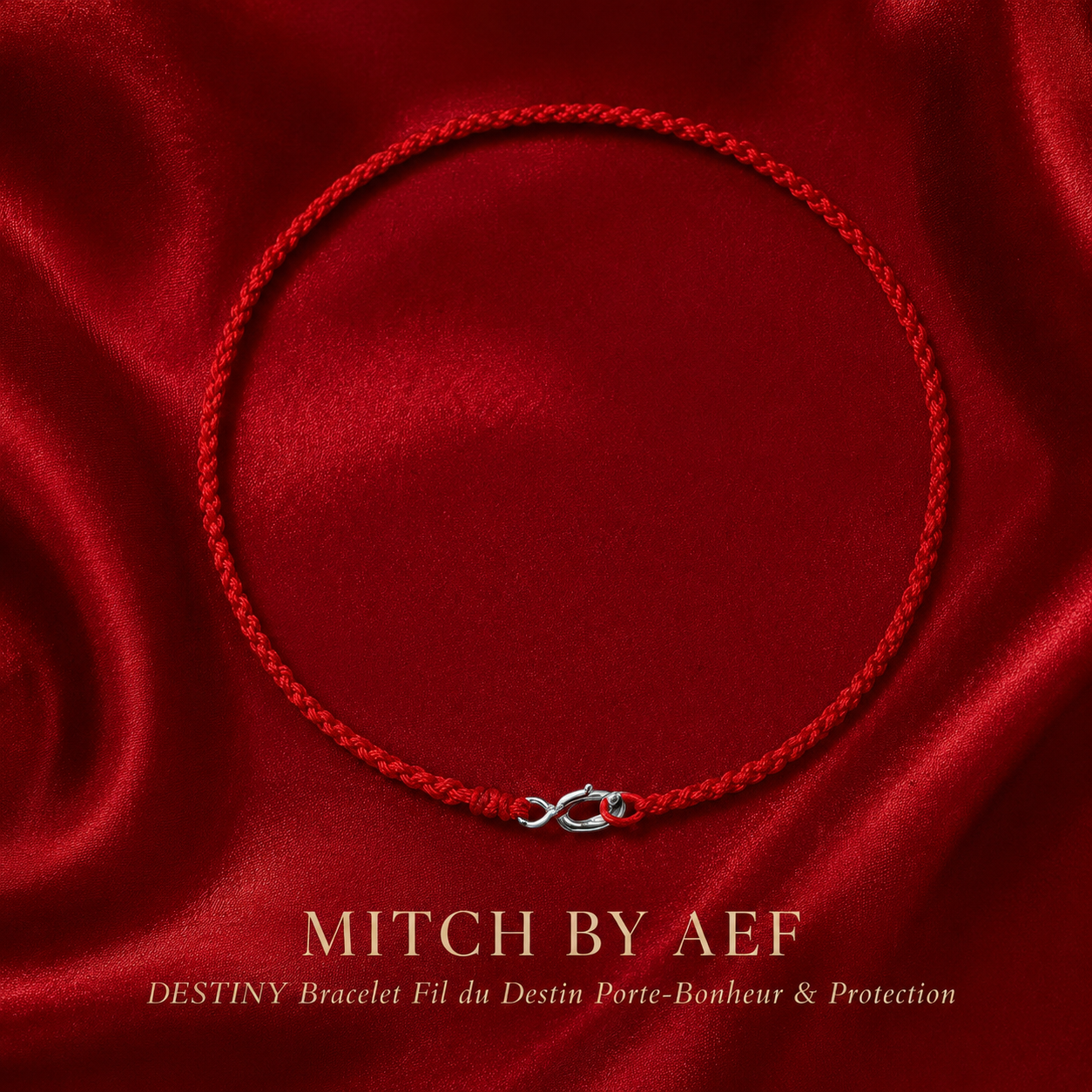 DESTINY - Bracelet Fil du Destin Porte-Bonheur Chance & Protection